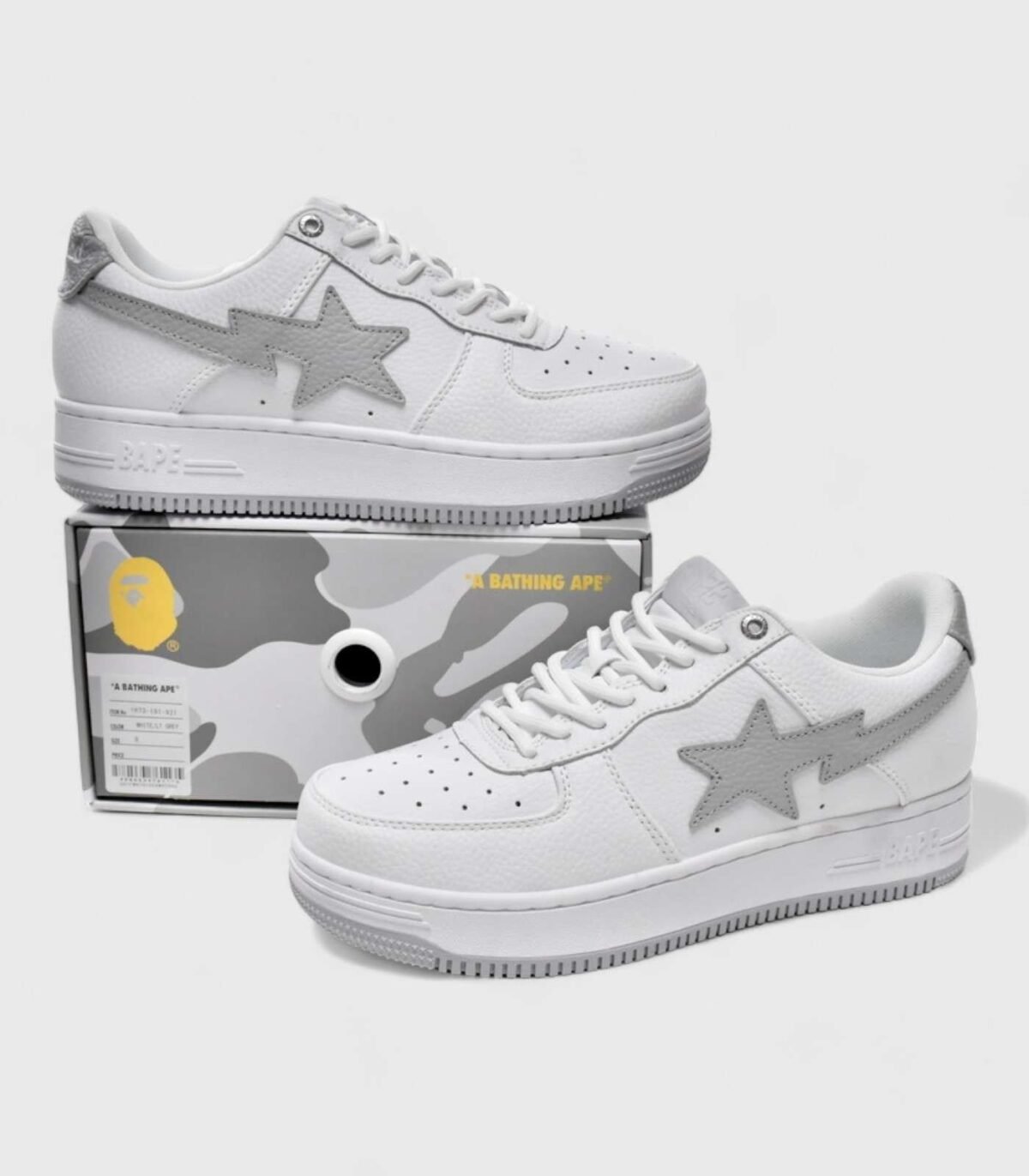 Bape Sta 'White Grey' - immagine 3