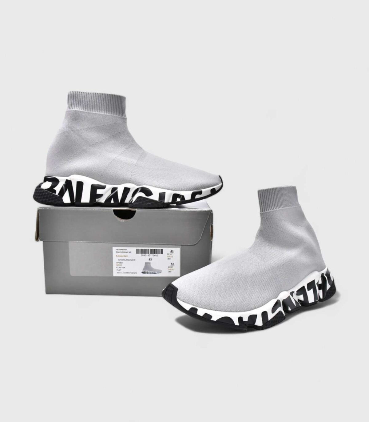 Balenciaga Speed 'Grey' - immagine 4