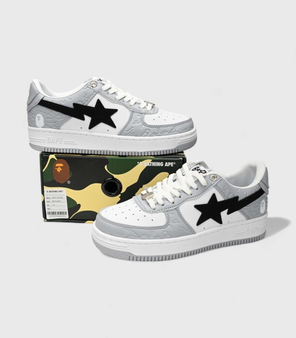 Bape Sta 'Grey Embrossing' - immagine 3